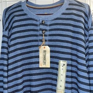 🆕 Outdoor Life Thermal Men’s Henley Shirt Size XL